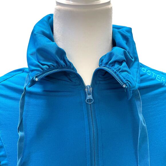 doTERRA Essential Oils Full Zip Sweatshirt with Pockets Rouched Sleeves XS - Picture 3 of 10